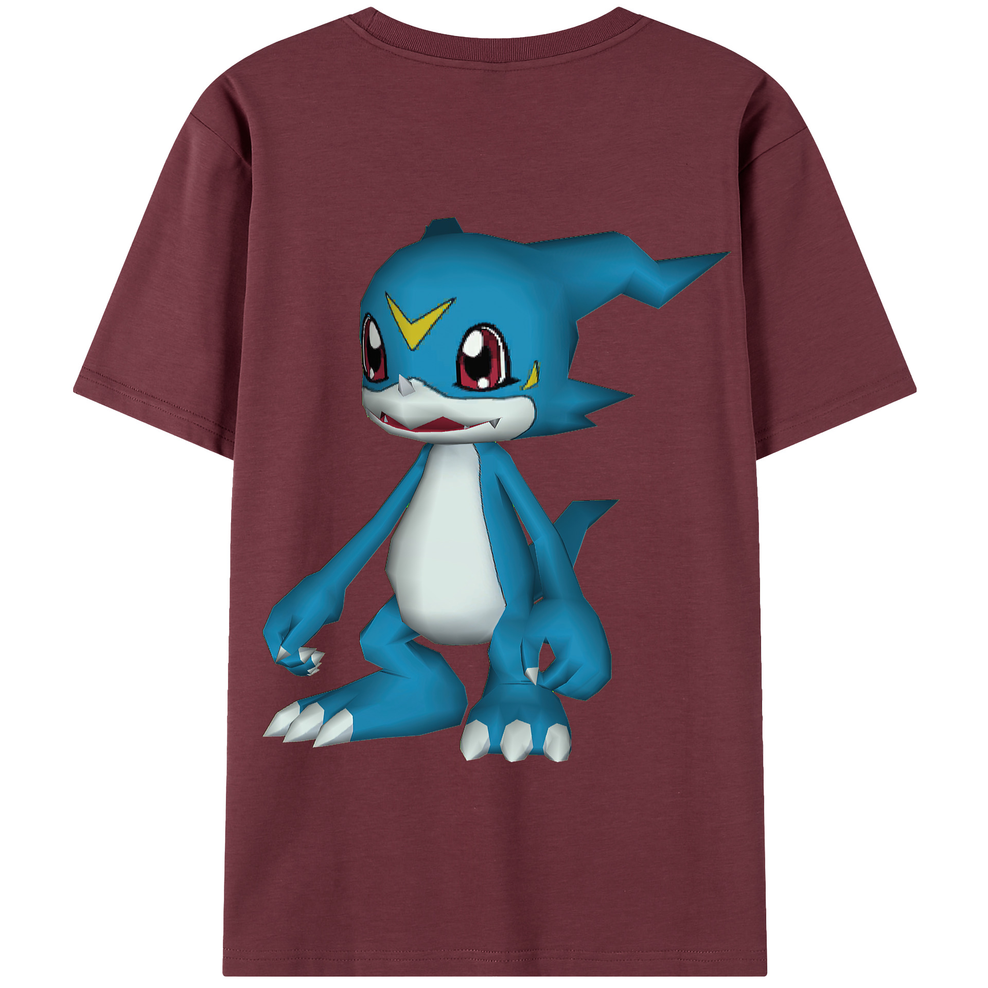 （画像用） Digimon デジタルモンスター/デジモン 綿100％半袖Tシャツ（背面プリント）